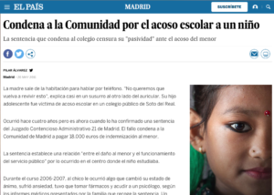 El País: condena a la Comunidad