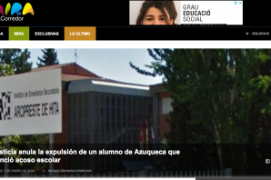 MiraCorredor: La justicia anula la expulsión de un alumno de Azuqueca que denunció acoso escolar